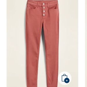 Color Pop High Waisted Rockstar Skinny Jeans